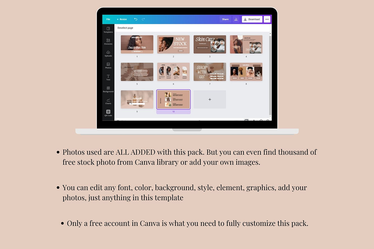 Website Banner Template Canva, a Websites & App Template by Deepa Template Studio (Photo 9 of 11)