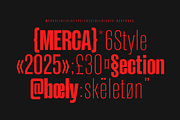 Merca | Condensed Sans, a Sans Serif Font by Jolicia Type (Thumbnail 5 of 14)