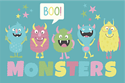 Monsters, an Animal Illustration by Poppymoondesign (Thumbnail 1 of 3)