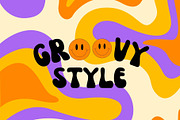 Groovy Night is a cool groovy font, a Handwritten Font by Brown Cupple (Thumbnail 2 of 7)