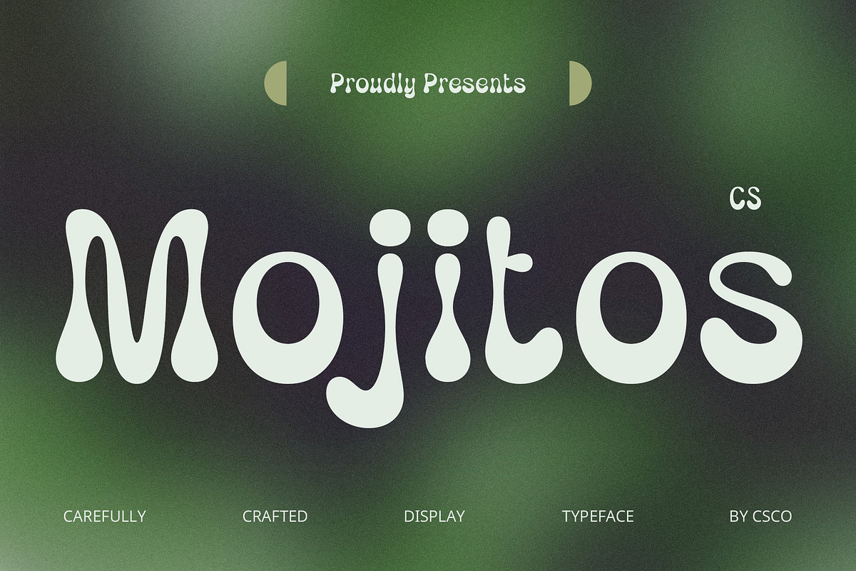 CS Mojitos – Groovy Font, a Sans Serif Font by Craft Supply Co. (Photo 1 of 8)