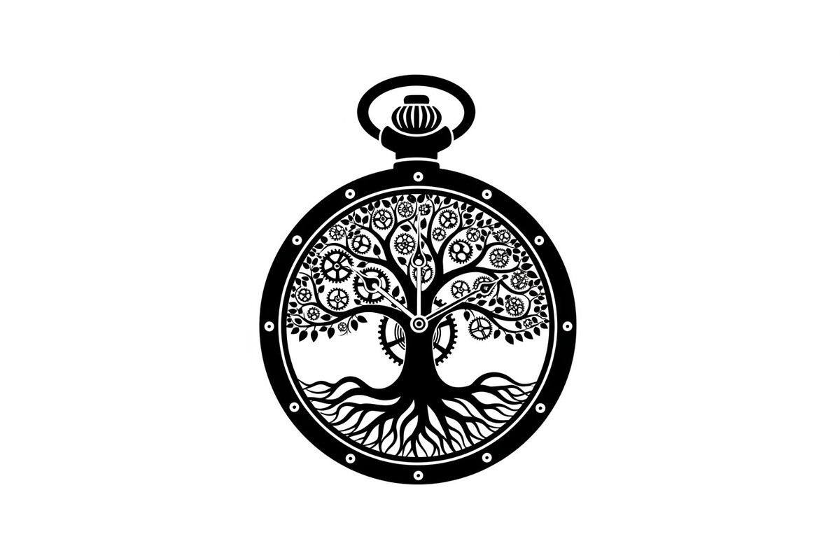 Steampunk Tree of Life Symbol Bundle, an Illustration by yasushie (Photo 29 of 31)