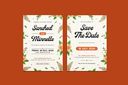 Atmos Wedding Invitation Template, an Invitation Template by iDoodle Studio (Thumbnail 1 of 4)
