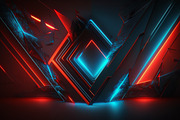 Red and Blue Futuristic Backgrounds, a Background Graphic by Bilgep_design (Thumbnail 14 of 17)