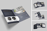 High Quality Bifold Brochure Mockup, a Mockup by DxSLEX (Thumbnail 1 of 5)