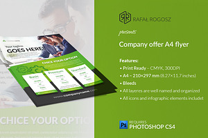 Company offer A4 flyer