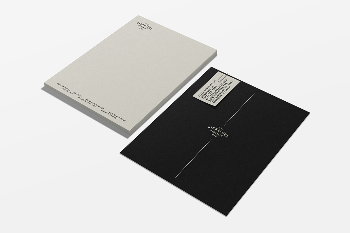 Signature Stationery / ID Kit, a Stationery Template by Viaduc (Photo 3 of 5)