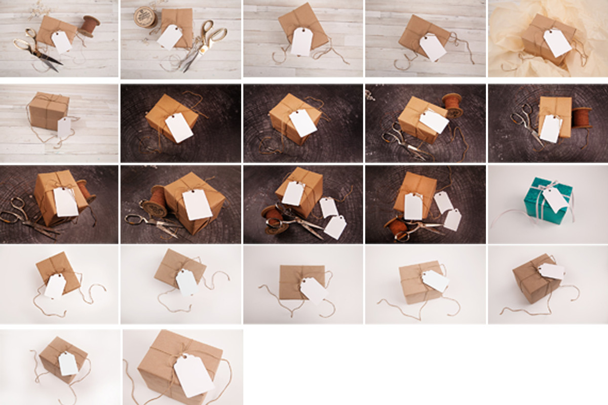 22 Gift Tag Mockups: FLAT, a Packaging Mockup by Snark Heart (Photo 2 of 4)