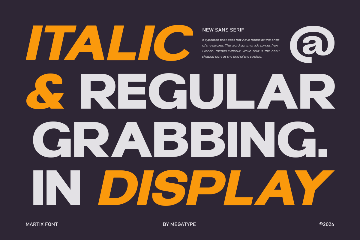 Martix | Sans Serif Font, a Sans Serif Font by Megatype (Photo 2 of 10)