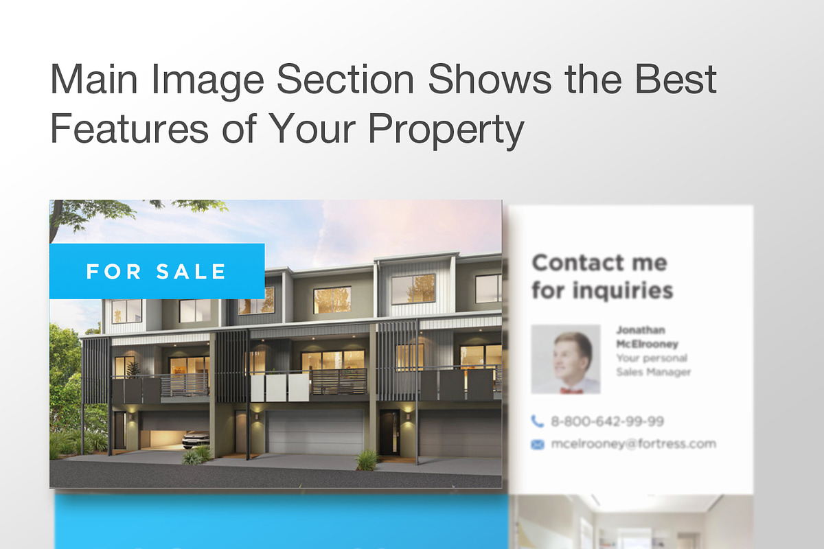 Real Estate Flyer Design – Fortress, a Flyer Template by Ideal Company (Photo 2 of 5)