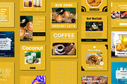 Food And Drink Social Media Template, a Templates & Theme by BoontenStudio (Thumbnail 3 of 7)