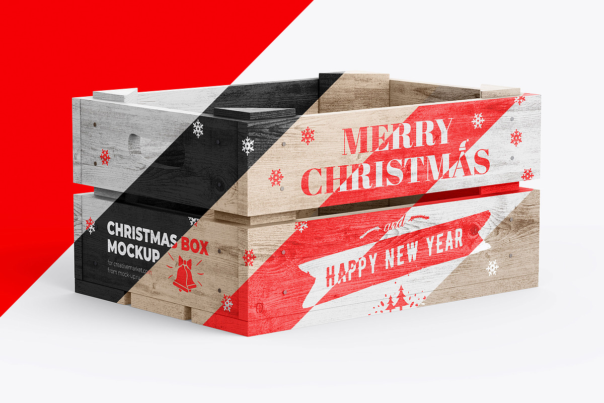 Christmas Box Mockup 3 PSD, a Product Mockup by easymock (Photo 6 of 9)