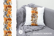Mushrooms Watercolor Clipart, a Food Illustration by AnitaPol (Thumbnail 23 of 24)