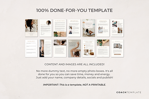 Self Care For Moms Ebook Template