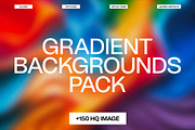 +150 Stunning Gradient Backgrounds, a Background Graphic by MindMuse (Thumbnail 1 of 9)