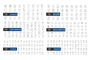 Ultimate bundle Icon set – 2,000+, an Outline Icon by Icons (Thumbnail 4 of 9)