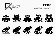 Frog Icon Vector, a Solid Icon by Akatype Studio (Thumbnail 1 of 3)
