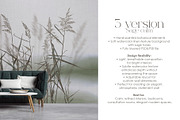 Silent meadow – botanical wall mural, a Wallpaper Graphic by Timofi Art (Thumbnail 9 of 12)