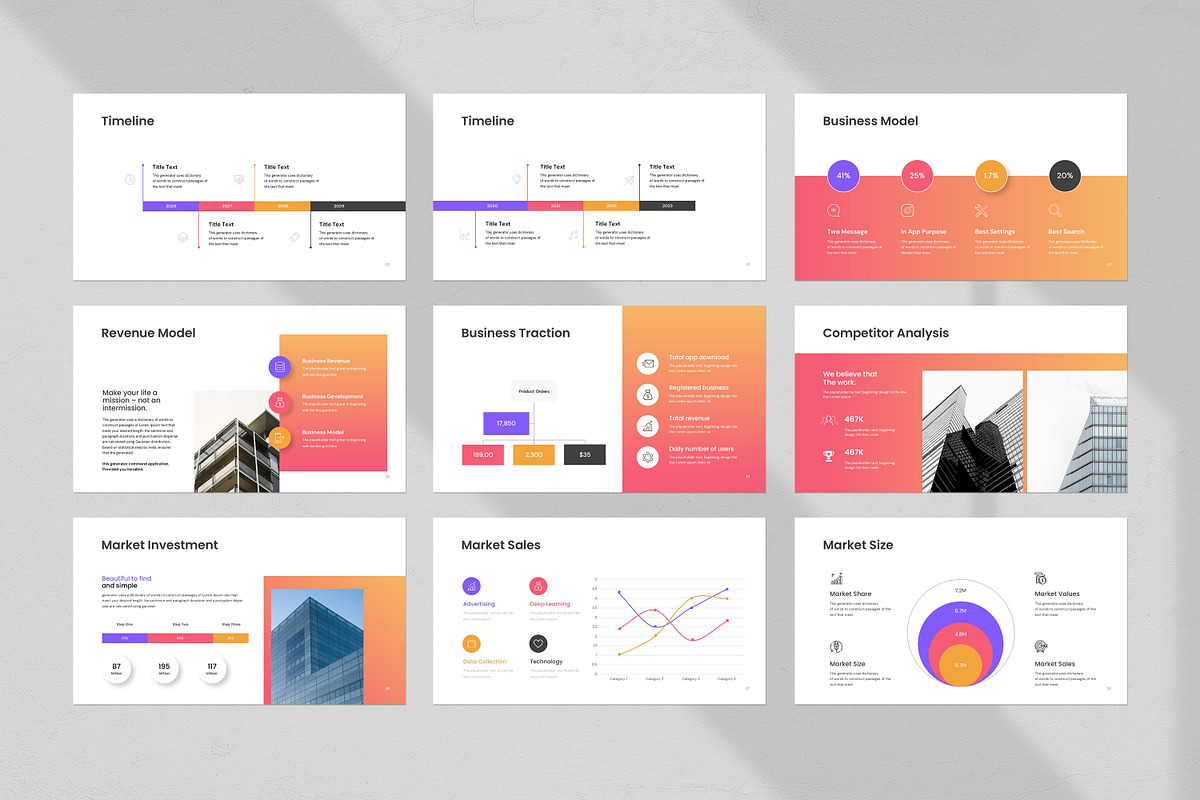 Business Pitch Deck Presentation preview 8