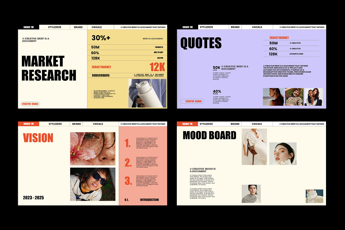 Brand Strategy Template, a Presentation Template by Studio Industry (Photo 3 of 11)