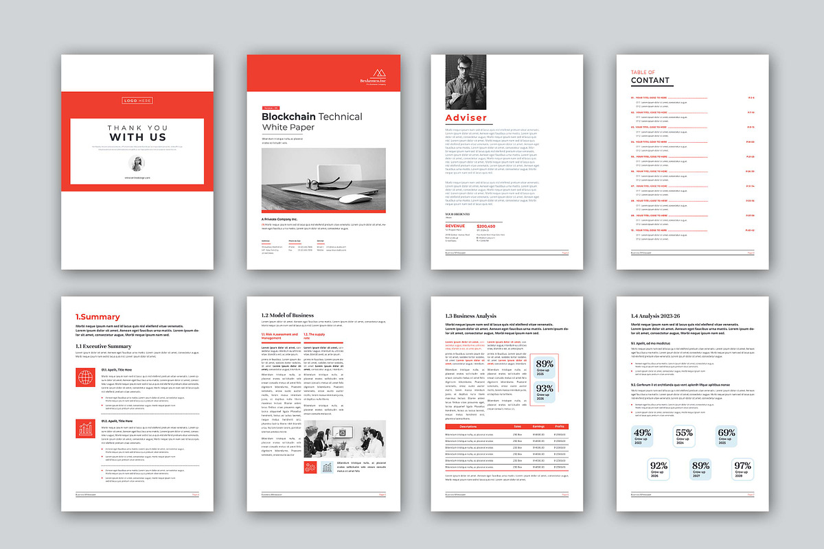 White Paper 42 Pages, a Brochure Template by obayes (Photo 6 of 28)