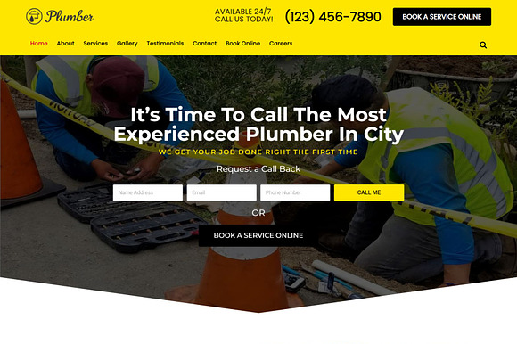 Plumber WordPress Theme - Plumber Pro preview 6