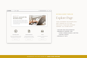 Showit Membership Website Template, a Websites & App Template by ammarosedesignsllc (Thumbnail 8 of 9)