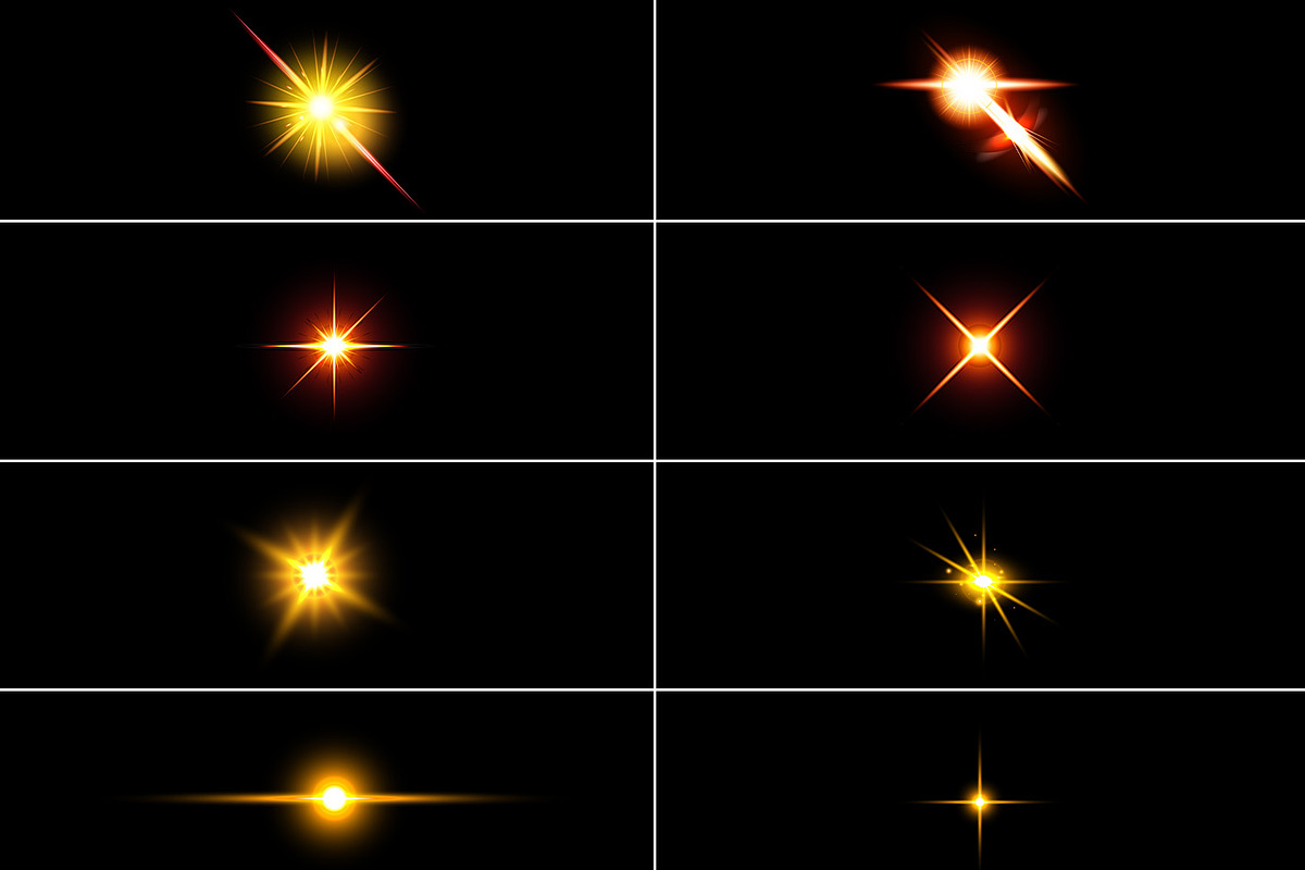 100 Lens light Illustration Bundle, a Marketing Template by MRI STUDIO (Photo 15 of 29)