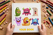 Berry Boos - 6 Cute Monsters, a Decorative Illustration by D R A W K M A N (Thumbnail 3 of 5)