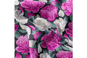 Peonies Seamless Pattern, a Pattern Graphic by MarynaPetrovska (Thumbnail 7 of 15)
