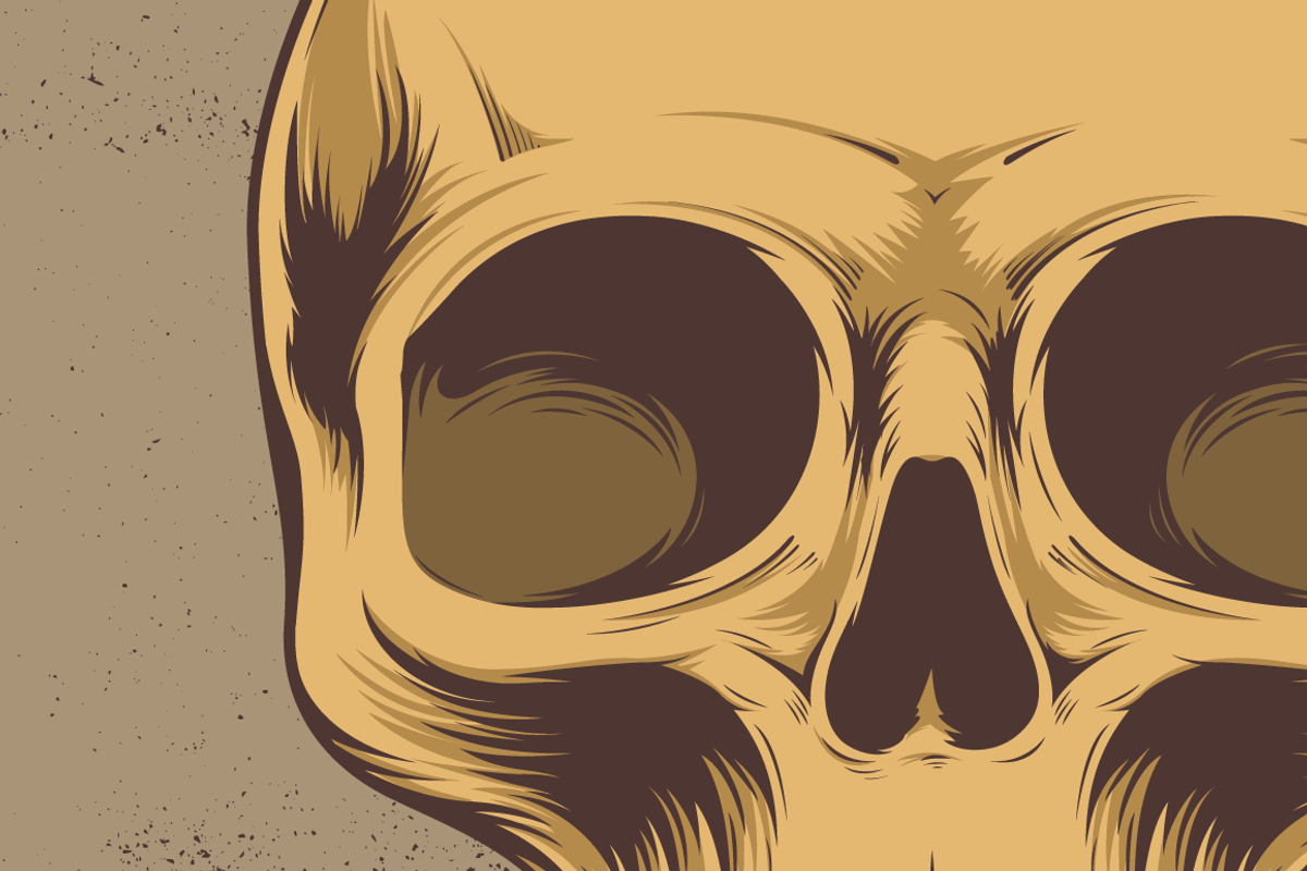 Skull Vector Illustration, an Illustration by kulturrrno (Photo 3 of 4)