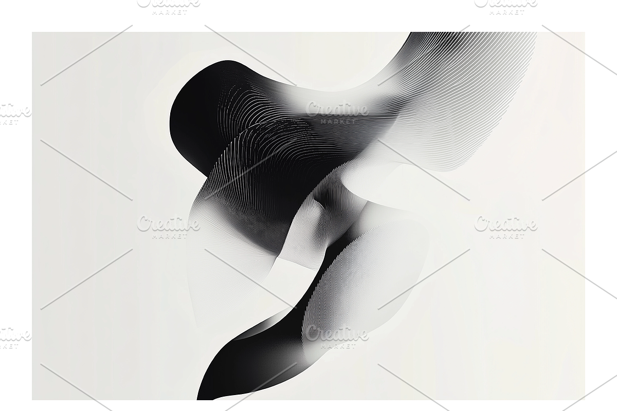 Miba Co · B&W Abstract Minimalism, a Texture Illustration by milatovar (Photo 7 of 20)