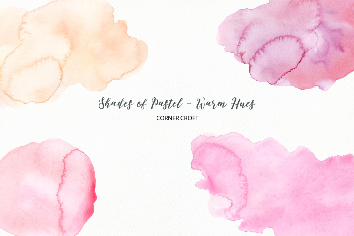 Watercolor Texture Warm Hues, a Texture Graphic by Corner Croft (Photo 6 of 6)