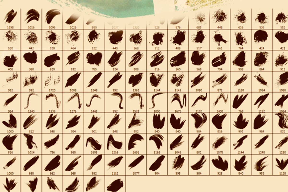 118 Handcrafted Watercolor Brushes, a Brush Add-On by Layerform Design Co. (Photo 3 of 3)