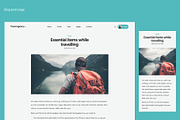 Website with Blog Figma UI Template, an UI Kit Template by danielsantinhos (Thumbnail 9 of 9)