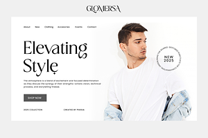 Glomersa - Modern Luxury Serif Font