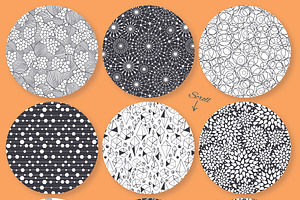 12 Premium Abstract Textures b&w