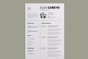 Resume/CV | Word, a Resume Template by Pixelpick (Thumbnail 3 of 4)
