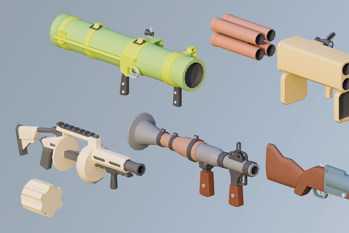 Weapons 2, an Object 3D Model by ithappy (Photo 20 of 32)