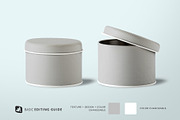 Cylindrical Container Mockup, a Cups & Container Mockup by Designertale (Thumbnail 7 of 10)