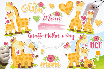 Giraffe Mother's Day