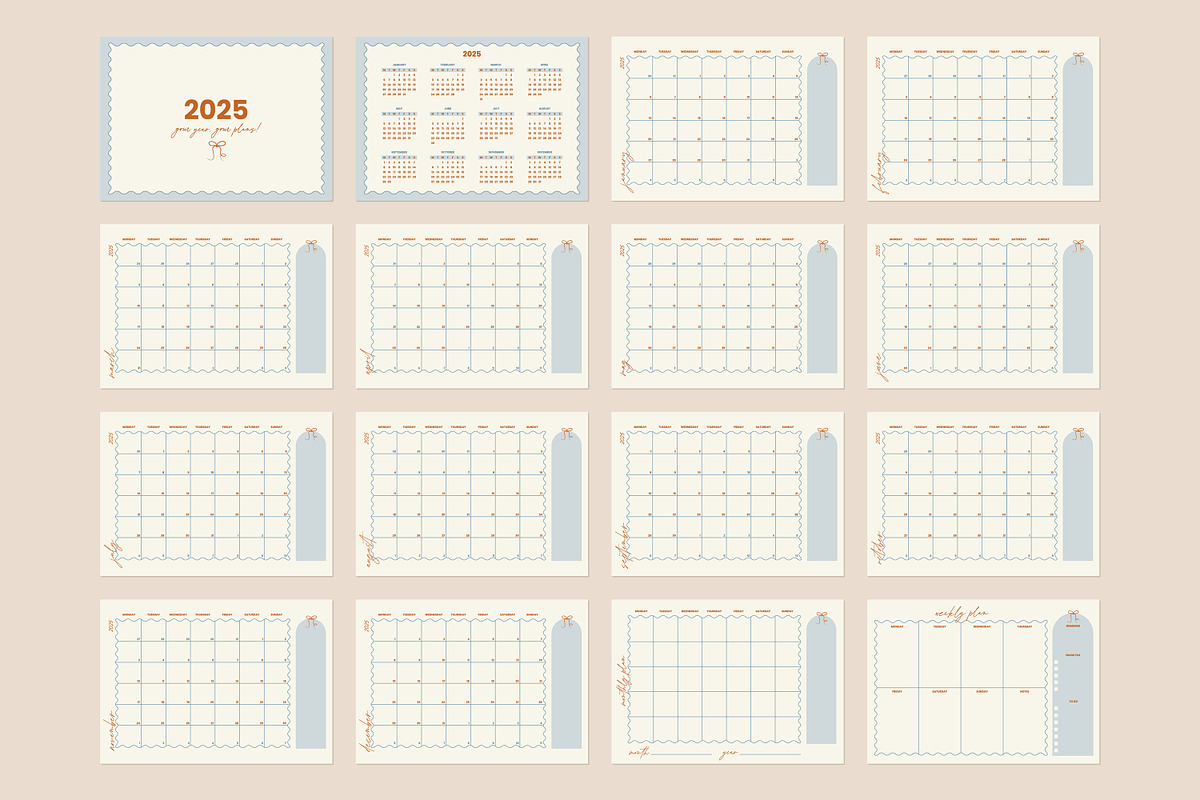2025 Calendar and Planner, a Templates & Theme by May Motif (Photo 11 of 12)