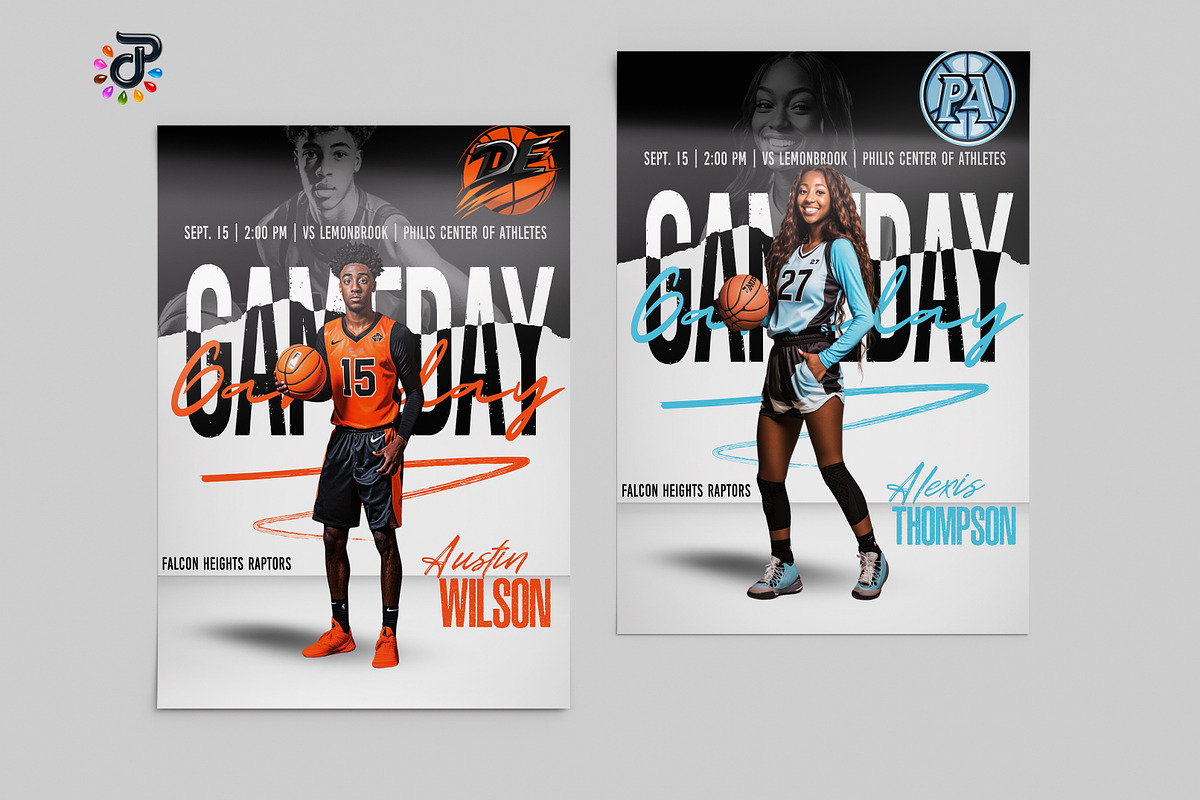Sports Game Day Canva Flyer Template preview 2