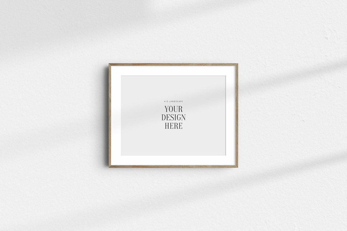 5:4 Frame Mockup BUNDLE 4:5 L, a Product Mockup by DESIGN BY nube (Photo 12 of 15)