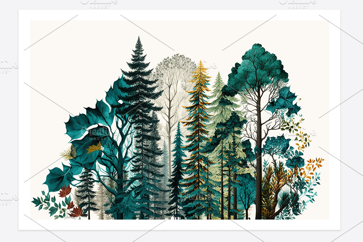 Fore Collection · The Forest, a Decorative Illustration by milatovar (Photo 4 of 14)