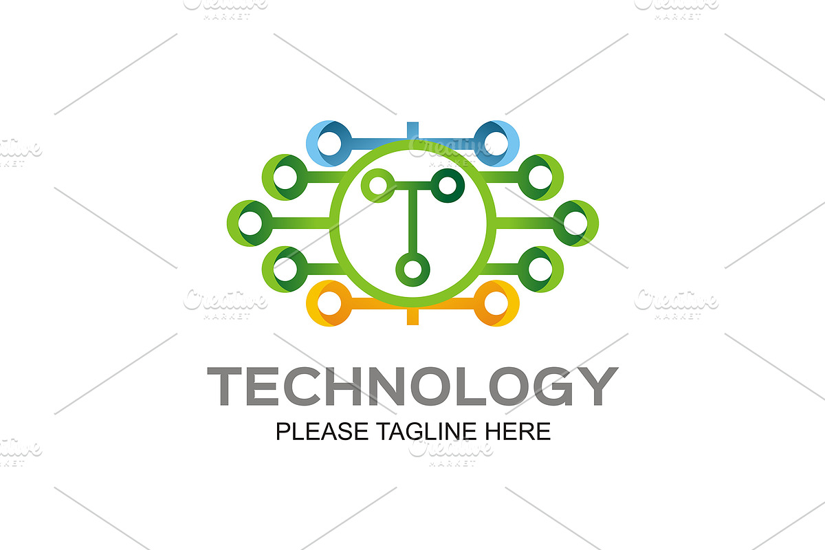 20 Logo Technology Templates Bundle, a Branding & Logo Template by Friendesigns (Photo 19 of 21)