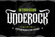 Underock - Blackletter Style, a Blackletter Font by Arterfak Project (Thumbnail 1 of 11)