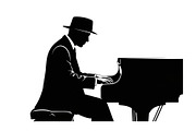 Piano Player Silhouette Vector Bundl, an Illustration by jahid234 (Thumbnail 11 of 20)