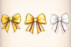 Sports Coquette Bow Sport Bows Clipa