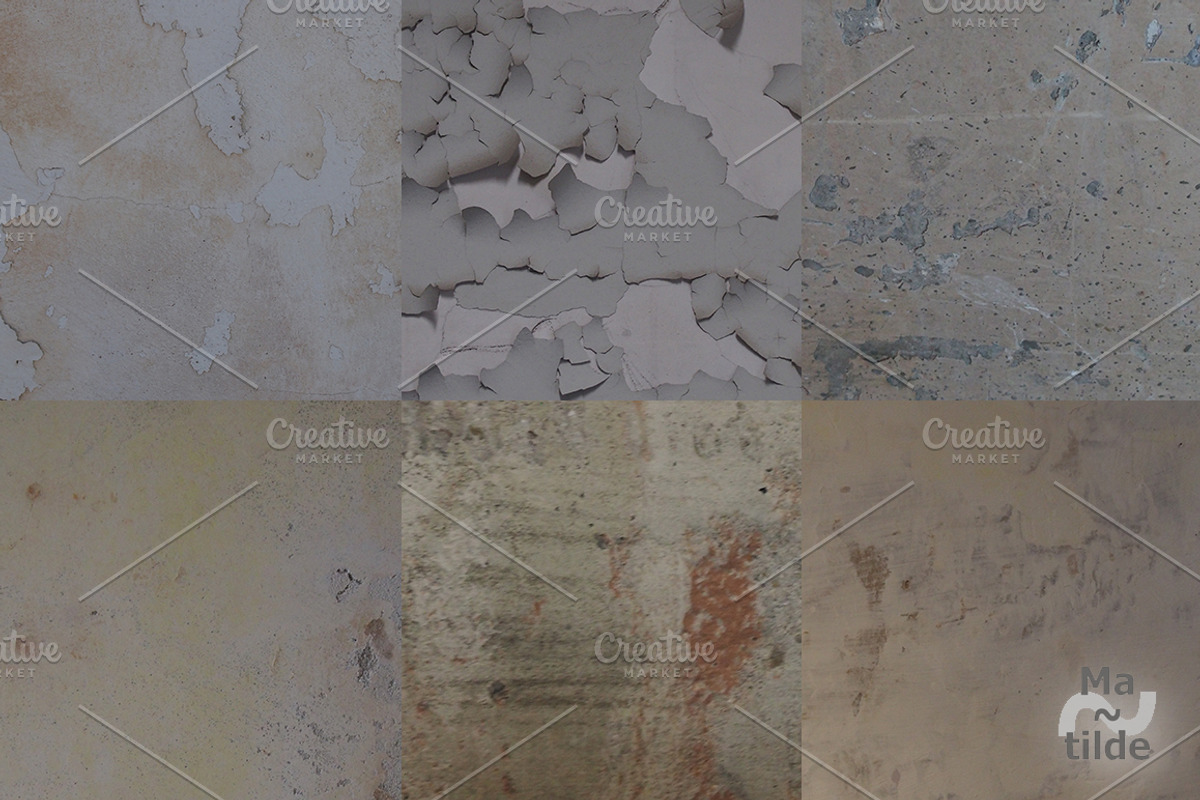 Chipped Walls, a Texture Graphic by MatildeGraphics (Photo 3 of 9)